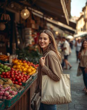 Shopping at Italian market