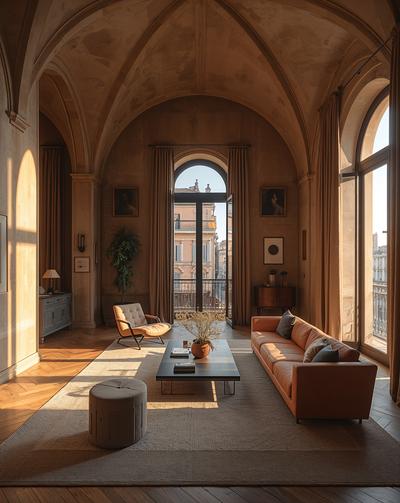 Beautiful Italian apartment interior